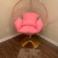 Acrylic swing bubble online accent chair